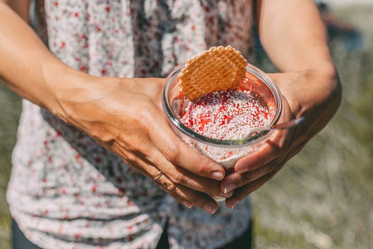 Spagetti Eis Sylter Eismanufaktur Sylt