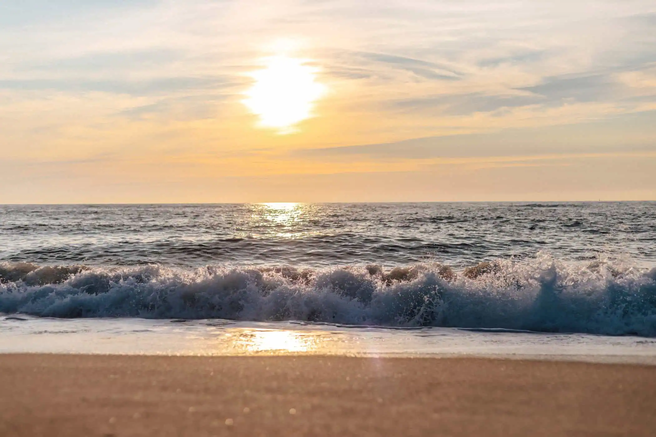 Nordsee im Sonnenuntergang