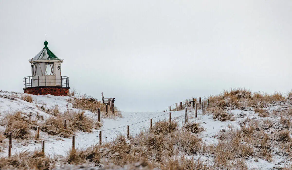 Sylt im Schnee: Impressionen aus Kampen auf Sylt im Winter