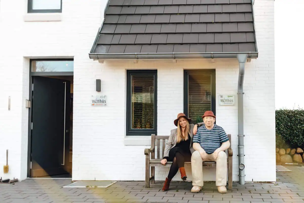 Sylt Fräulein der Ferienwohnung Strandläufer im Witthüs Westerland